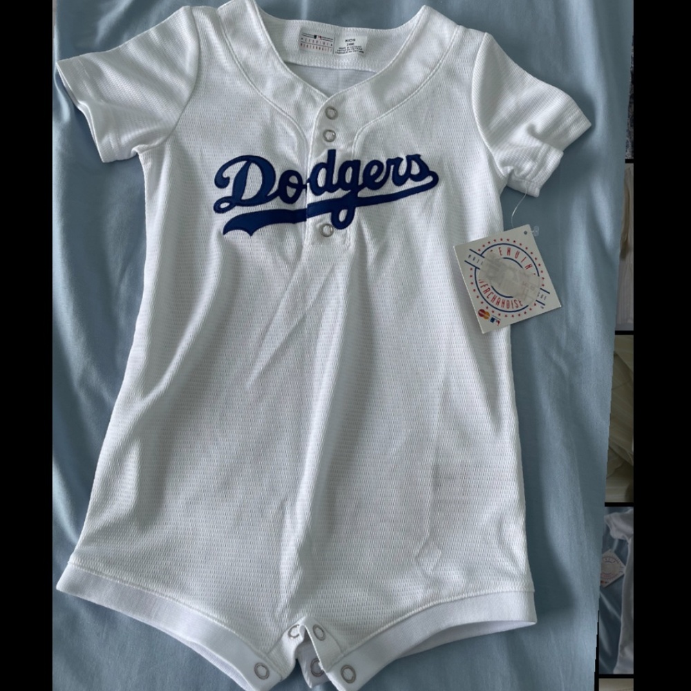 ( Authentic ) Los Angeles Dodgers Baby Romper